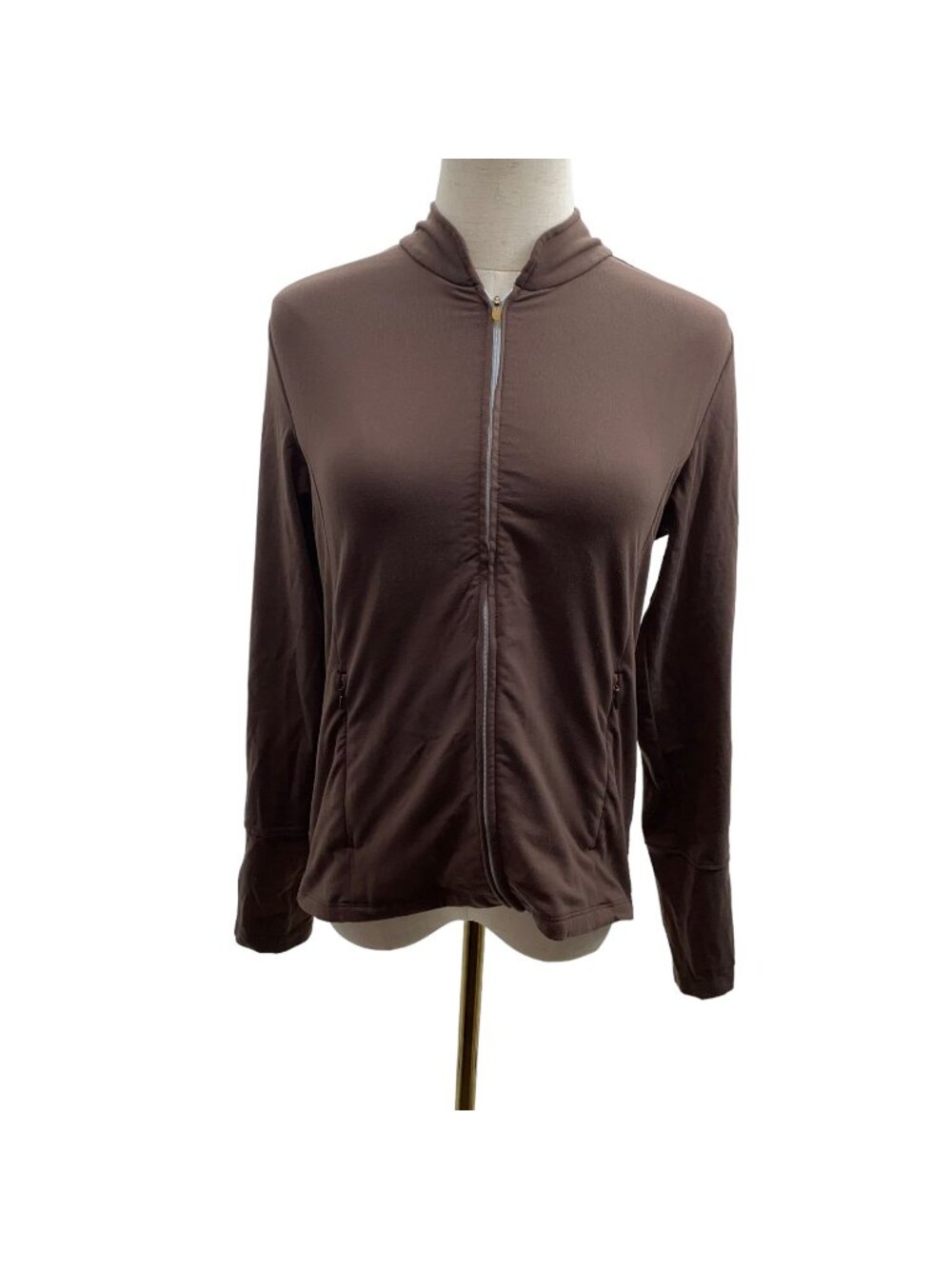L.L.Bean Small Brown Zip Up Jacket
